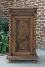 Load image into Gallery viewer, Antique French Oak BARLEY TWIST Black Forest Bar Wine Liquor Cabinet Cupboard