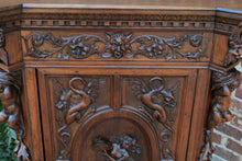 Load image into Gallery viewer, Antique French Cabinet GOTHIC Highly Carved Cabinet Cupboard Bar Liquor Walnut