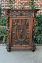 Load image into Gallery viewer, Antique French Cabinet GOTHIC Highly Carved Cabinet Cupboard Bar Liquor Walnut