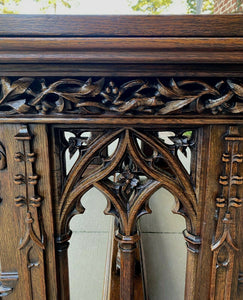 Antique French Draw Leaf Table GOTHIC Dining Table Conference Library Desk 19thC