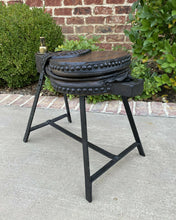 Load image into Gallery viewer, Antique English Fireplace Bellows Stool Bench Side Table Iron Stand 19thC UNIQUE