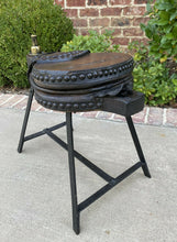 Load image into Gallery viewer, Antique English Fireplace Bellows Stool Bench Side Table Iron Stand 19thC UNIQUE